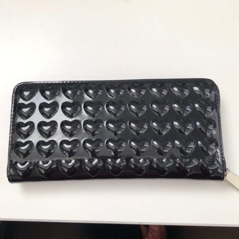 New Marc Jacobs Heart Leather Continental Wallet